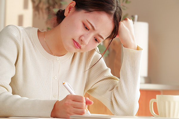 手帳には「改善したいこと」や「今後の計画」なども書き出して、その進捗をこまめにチェック