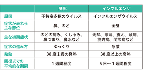 その症状は風邪 インフルエンザ 知っておきたい病気 医療 からだケアナビ