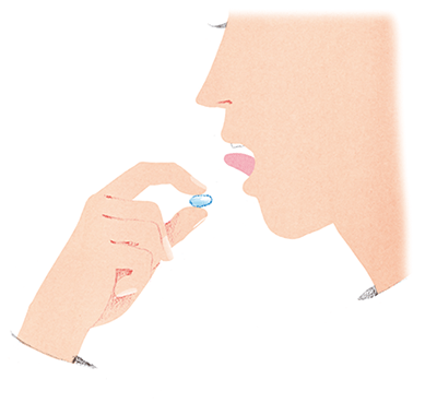 舌下免疫療法のイメージ